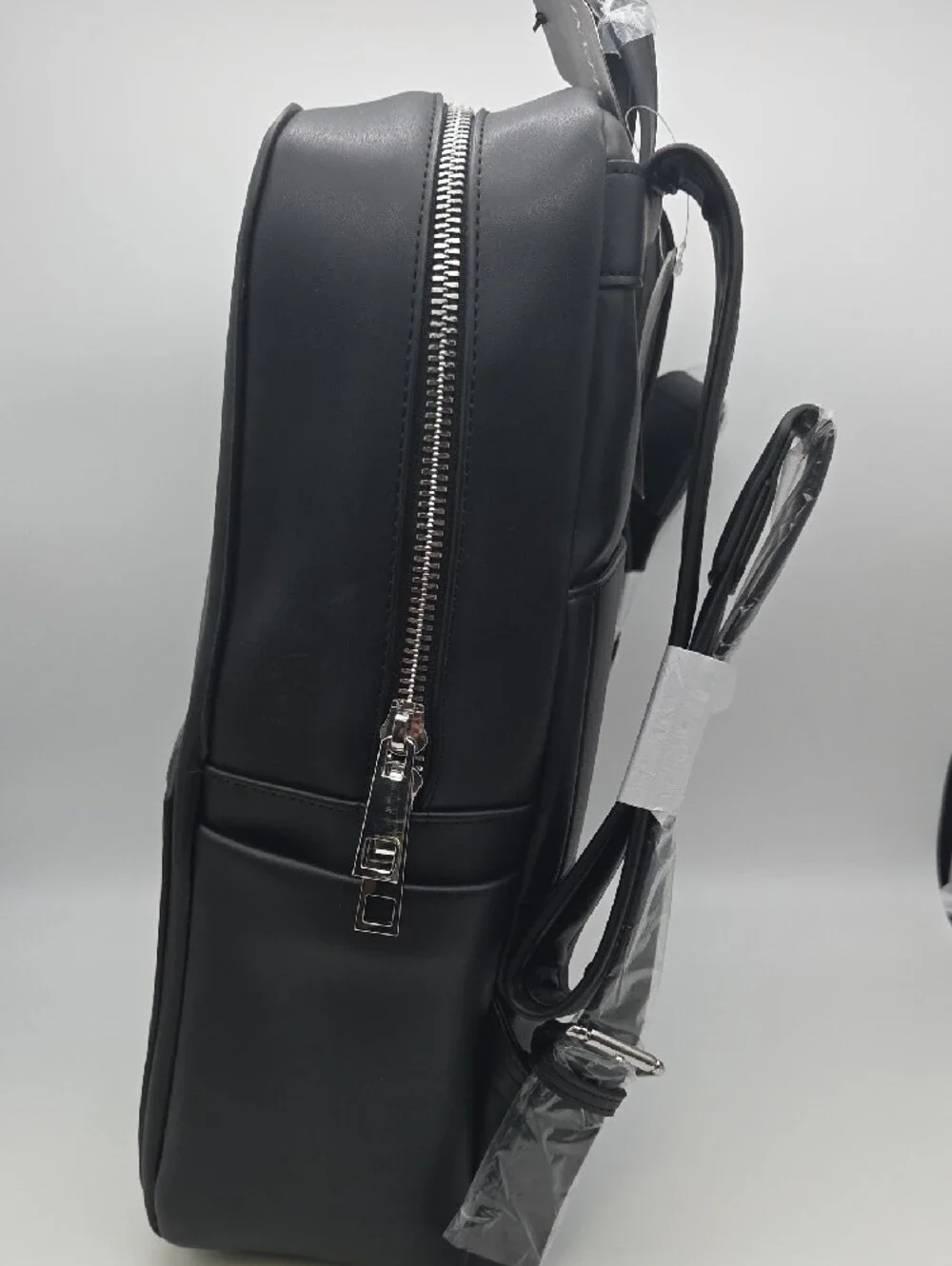 Alfani Black Men's Sleek Zip-Front Backpack